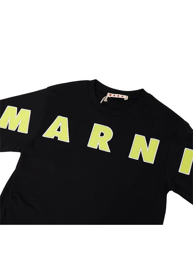 Kids short sleeved t shirt M01265 M00RF 0M900 Adults can wear - MARNI - BALAAN 4