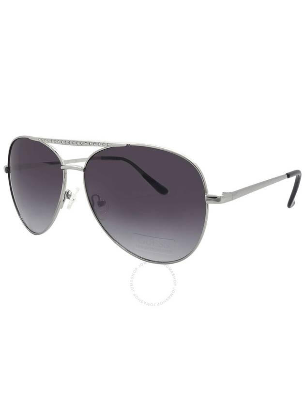 Guess Factory Grey Pilot Ladies Sunglasses GF0399 01B 62 - GUESS - BALAAN 3