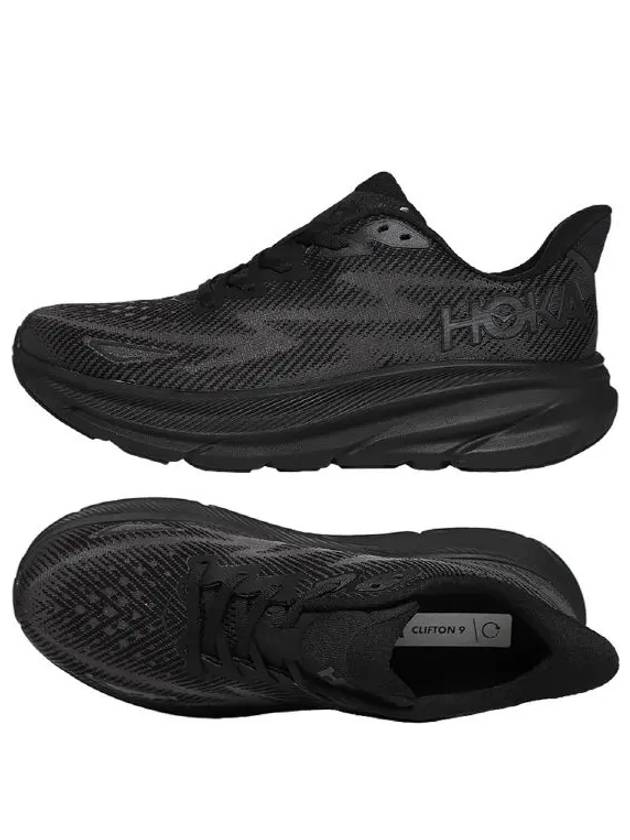 Clifton 9 Low Top Sneakers Black - HOKA ONE ONE - BALAAN 7