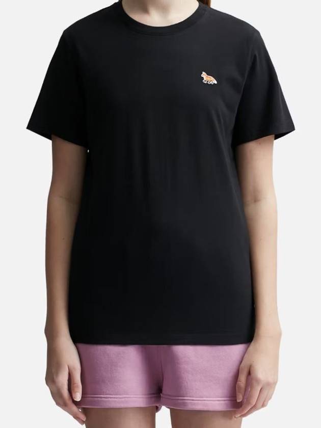 Baby Fox Regular Fit Short Sleeve T Shirt Black Women s - MAISON KITSUNE - BALAAN 6