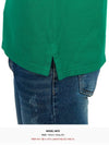 Afko Logo Cotton Polo Shirt Green - ISABEL MARANT - BALAAN 8