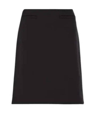 Luigia Wool A-Line Skirt Black - MAX MARA - BALAAN 2