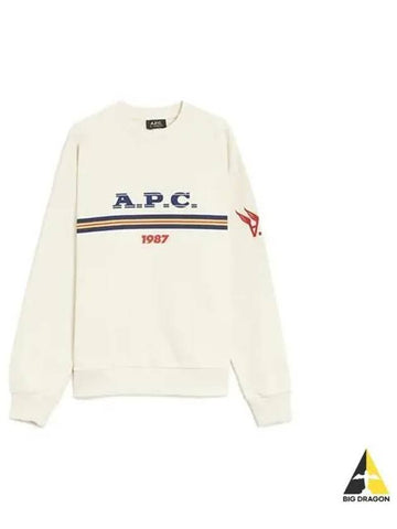 APC Adam Sweatshirt Ecru COEIP H27837 - A.P.C. - BALAAN 1