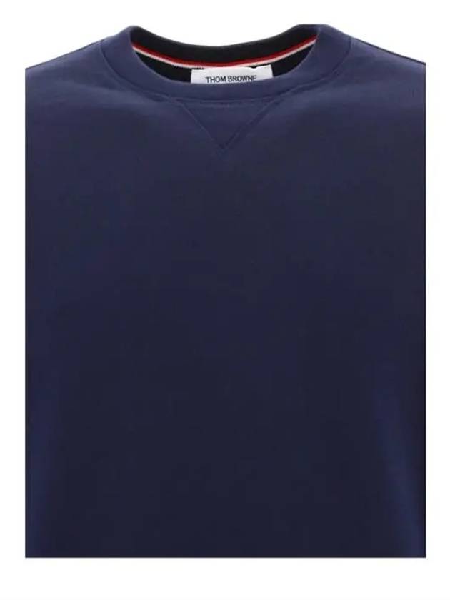 4 Bar Loopback Jersey Sweatshirt Navy - THOM BROWNE - BALAAN 4