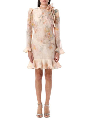 Crush flower mini dress - ZIMMERMANN - BALAAN 1