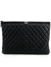 Caviar gold boy clutch large - CHANEL - BALAAN 2