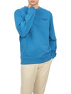 Oars Regular Crew Sweatshirt Sapphire - MAISON KITSUNE - BALAAN 6