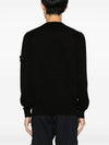 Crewneck Soft Cotton Knit Top Black - STONE ISLAND - BALAAN 6