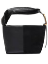 Retwisted Hobo Small Leather Shoulder Bag Black - MULBERRY - BALAAN 3