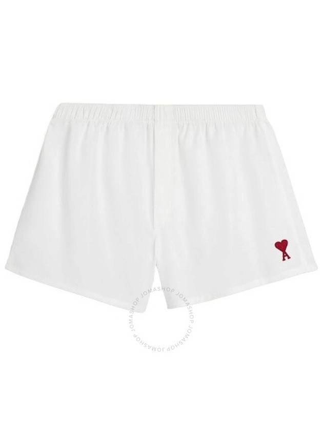 De Coeur Cotton Shorts White - AMI - BALAAN 2