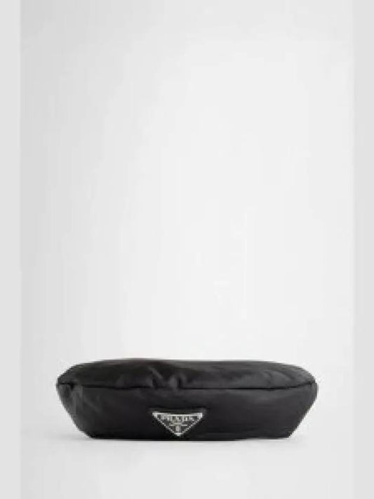 Triangle Logo Beret Black - PRADA - BALAAN 2