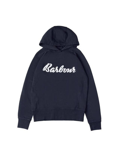 Otterburn Hooded Top Navy - BARBOUR - BALAAN 2