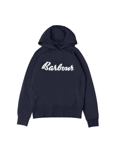 Otterburn Hooded Top Navy - BARBOUR - BALAAN 1