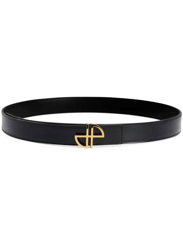 JP Leather Belt Black - PATOU - BALAAN 1