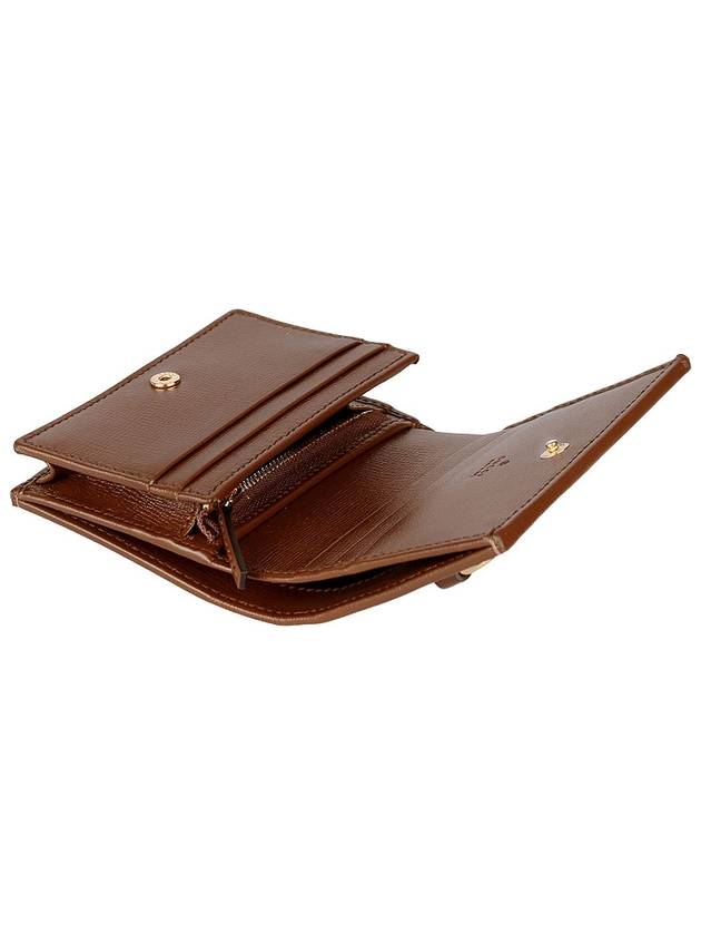 Horsebit 1955 Bifold Card Wallet Brown - GUCCI - BALAAN 10