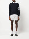 4 Bar Straight Knit Top Navy - THOM BROWNE - BALAAN 7