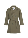 Double-Robe Trench Coat Khaki - SOLEW - BALAAN 2