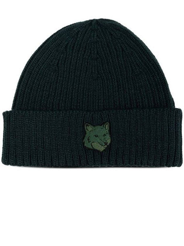 Maison Kitsuné Bold Fox Head Beanie Accessories - MAISON KITSUNE - BALAAN 1