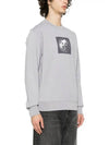 Institutional One Print Jersey Cotton Knit Top Light Grey - STONE ISLAND - BALAAN 4