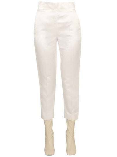 Geisha Straight Pants Optical White - MAX MARA - BALAAN 2