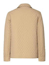 Check Reversible Quilted Jacket Beige - BURBERRY - BALAAN 3