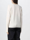 Women's Panaria Logo Long Sleeve Cashmere Knit Top Ivory - MAX MARA - BALAAN 4