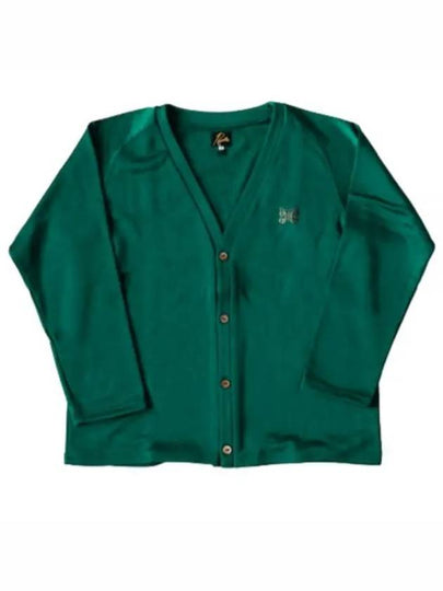 V Neck C PE Bright Jersey Cardigan Green - NEEDLES - BALAAN 2