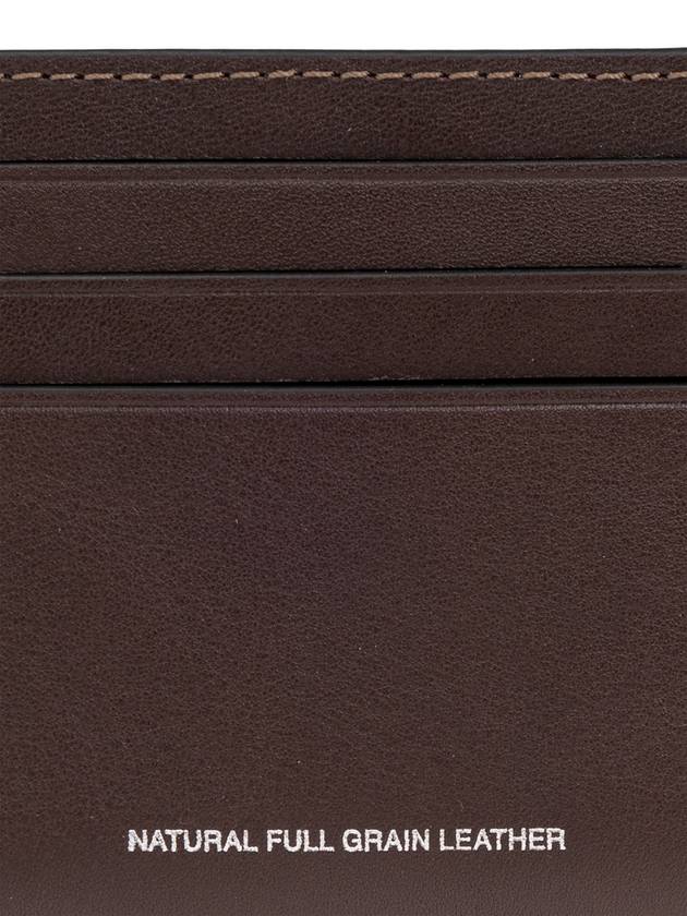 Coach Leather Card Case, Men's, Brown - COACH - BALAAN 4