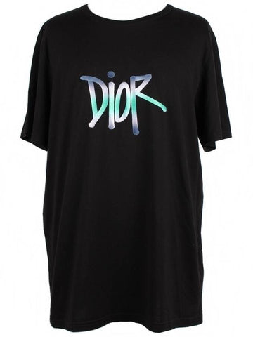 Sean Stussy Logo Short Sleeve 3XL - DIOR - BALAAN 1