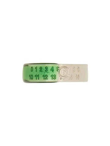 Numbering Logo Ring Silver Greening - MAISON MARGIELA - BALAAN 1