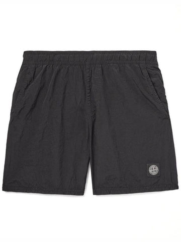 Stone Island Straight Mid-Length Logo Nylon Metal Swim Shorts 8015B0943 - STONE ISLAND - BALAAN 1