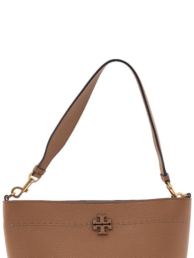 McGraw Logo Bucket Bag Beige - TORY BURCH - BALAAN 8