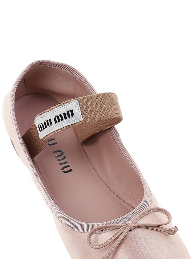 Satin Ballerinas Pink - MIU MIU - BALAAN 9