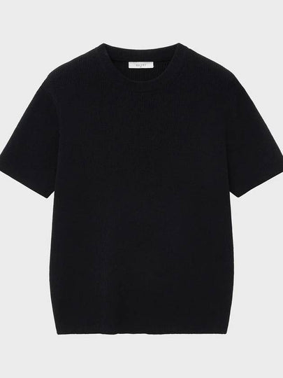 Lux Cotton Basic Half Knit Black - NOIRER - BALAAN 2