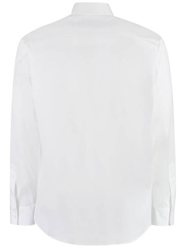 mini logo long sleeve shirt white - DSQUARED2 - BALAAN 3