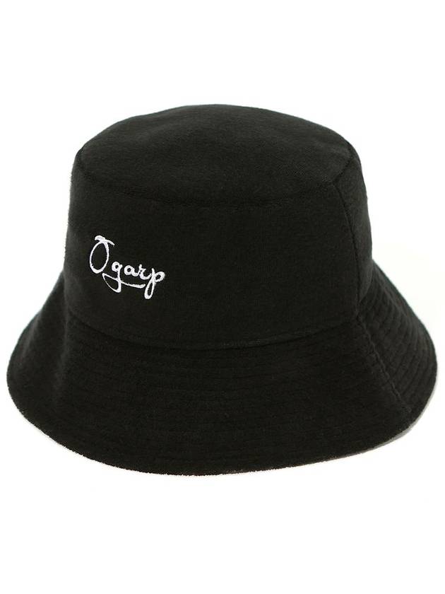 JACQUARD PATTERN WARM BUCKET HAT BLACK - OGARP - BALAAN 3