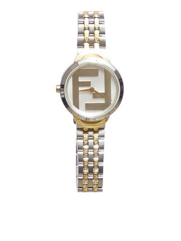 Forever Fendi Round 30mm Stainless Steel Watch Gold - FENDI - BALAAN 1