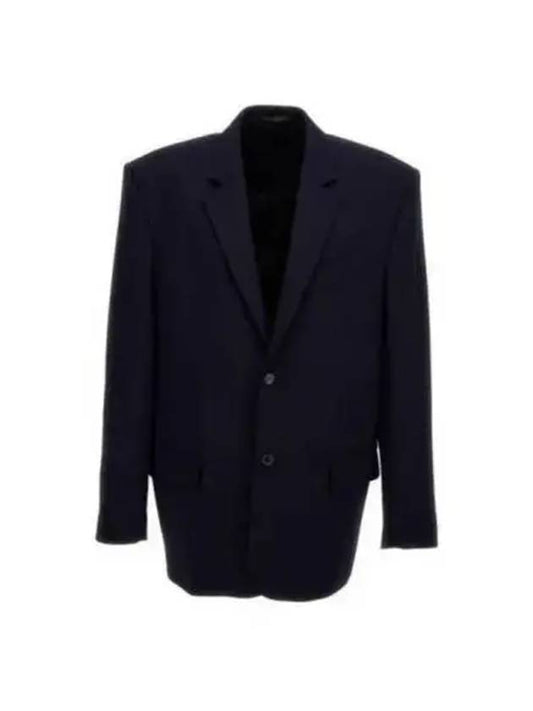 Regular Tailored Jacket Navy - BALENCIAGA - BALAAN 2