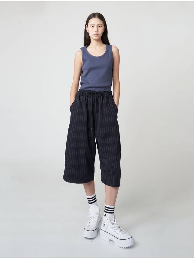 Ribbed Sleeveless Dark Blue - ATHPLATFORM - BALAAN 8