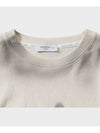 Vintage Washed Elogo Long Sleeve T-Shirt Cream - FFEFF STUDIO - BALAAN 7