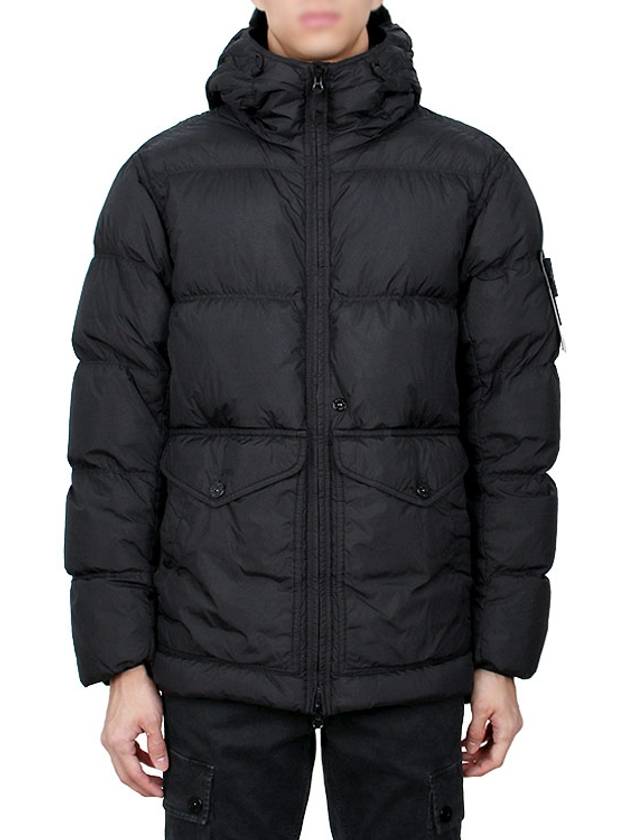 Crinkle Reps Re-Nylon Down Padding Black - STONE ISLAND - BALAAN 3