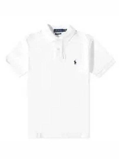 Men's Embroidered Logo PK Shirt White - POLO RALPH LAUREN - BALAAN 2