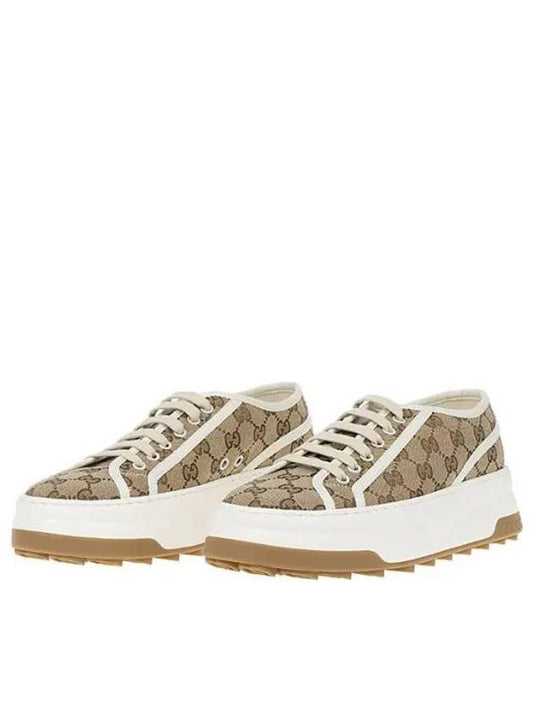 Original GG Canvas Low Top Sneakers Beige - GUCCI - BALAAN 2