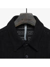 Cotton Lace Long Sleeve Shirt Black - NOIRER - BALAAN 5