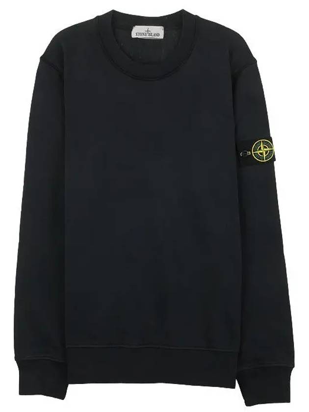 Compass Patch Crew Neck Sweatshirt Navy - STONE ISLAND - BALAAN 3