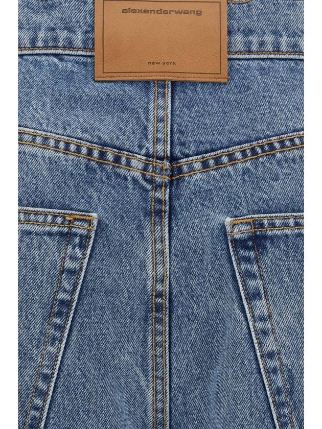 Denim Straight Pants 4DC3244412 473 BLUE - ALEXANDER WANG - BALAAN 4