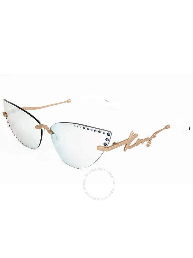 Kenzo Silver Cat Eye Ladies Sunglasses KZ40004U 29C 67 - KENZO - BALAAN 1