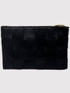 Intrecciato Cassette Clutch Bag Black - BOTTEGA VENETA - BALAAN 4