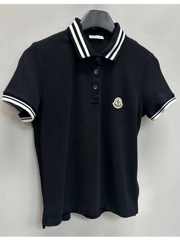 logo patch polo shirt t - MONCLER - BALAAN 2