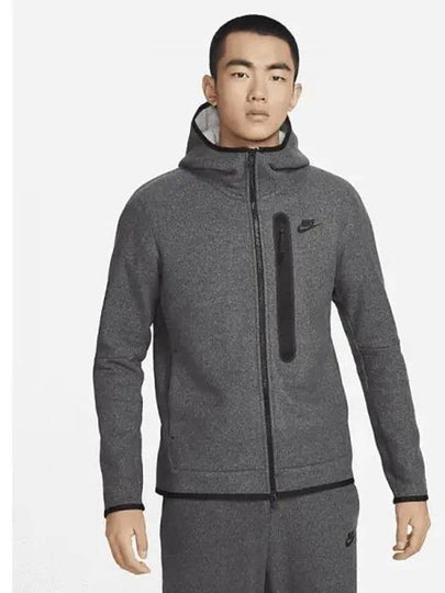 NSW Tech Fleece Zip Up Hoodie  Grey - NIKE - BALAAN 2